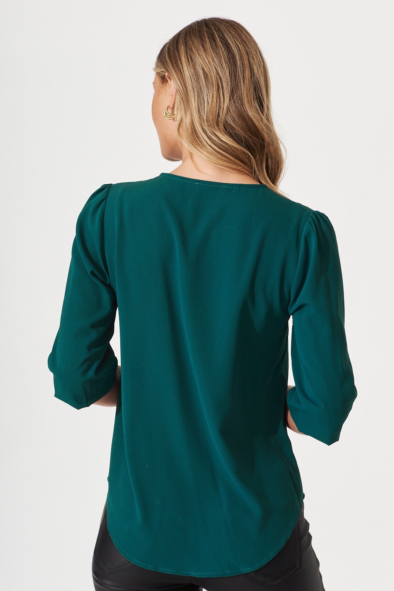 Zip Top In Teal - Image 4