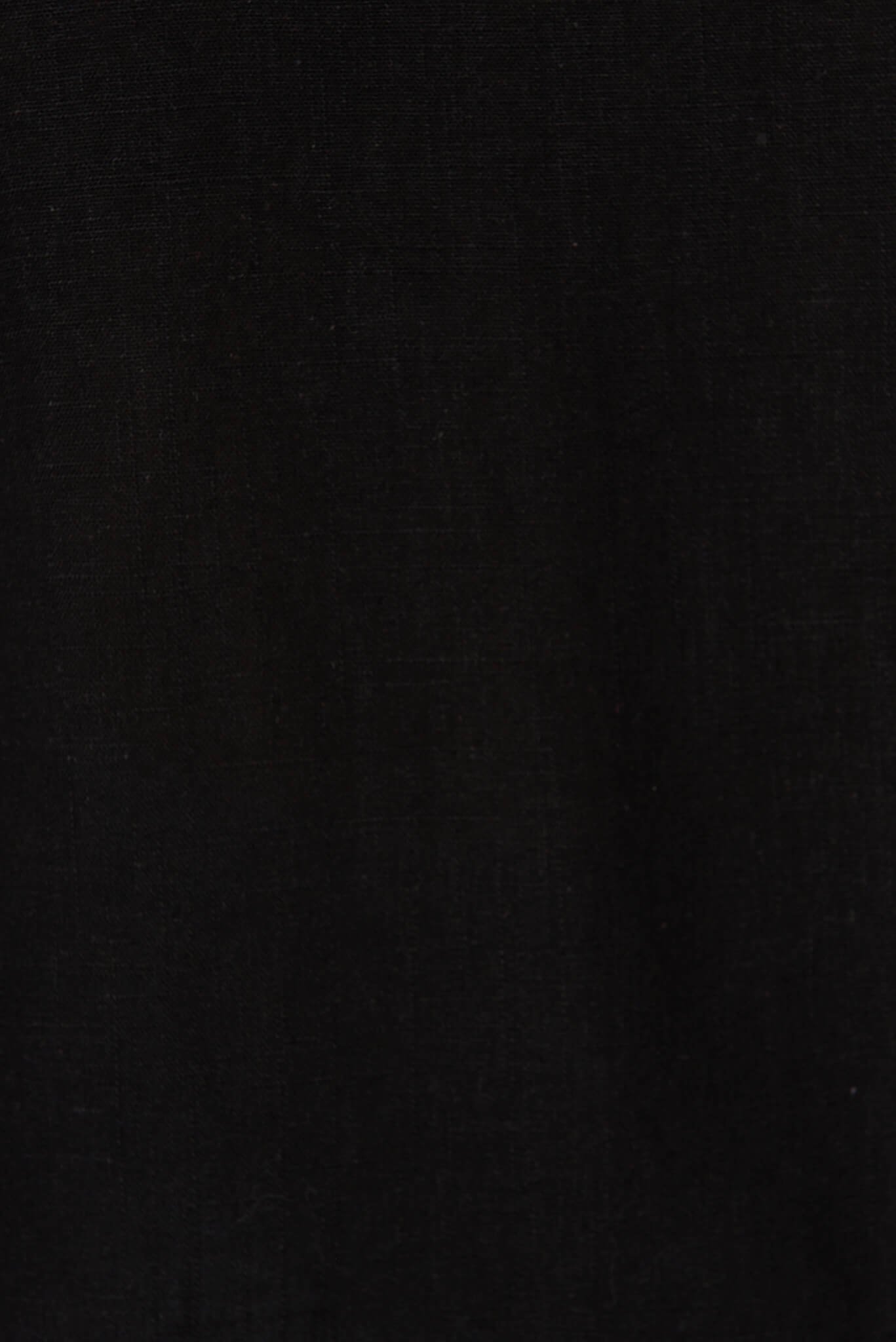 Top In Black Linen Blend - Image 6