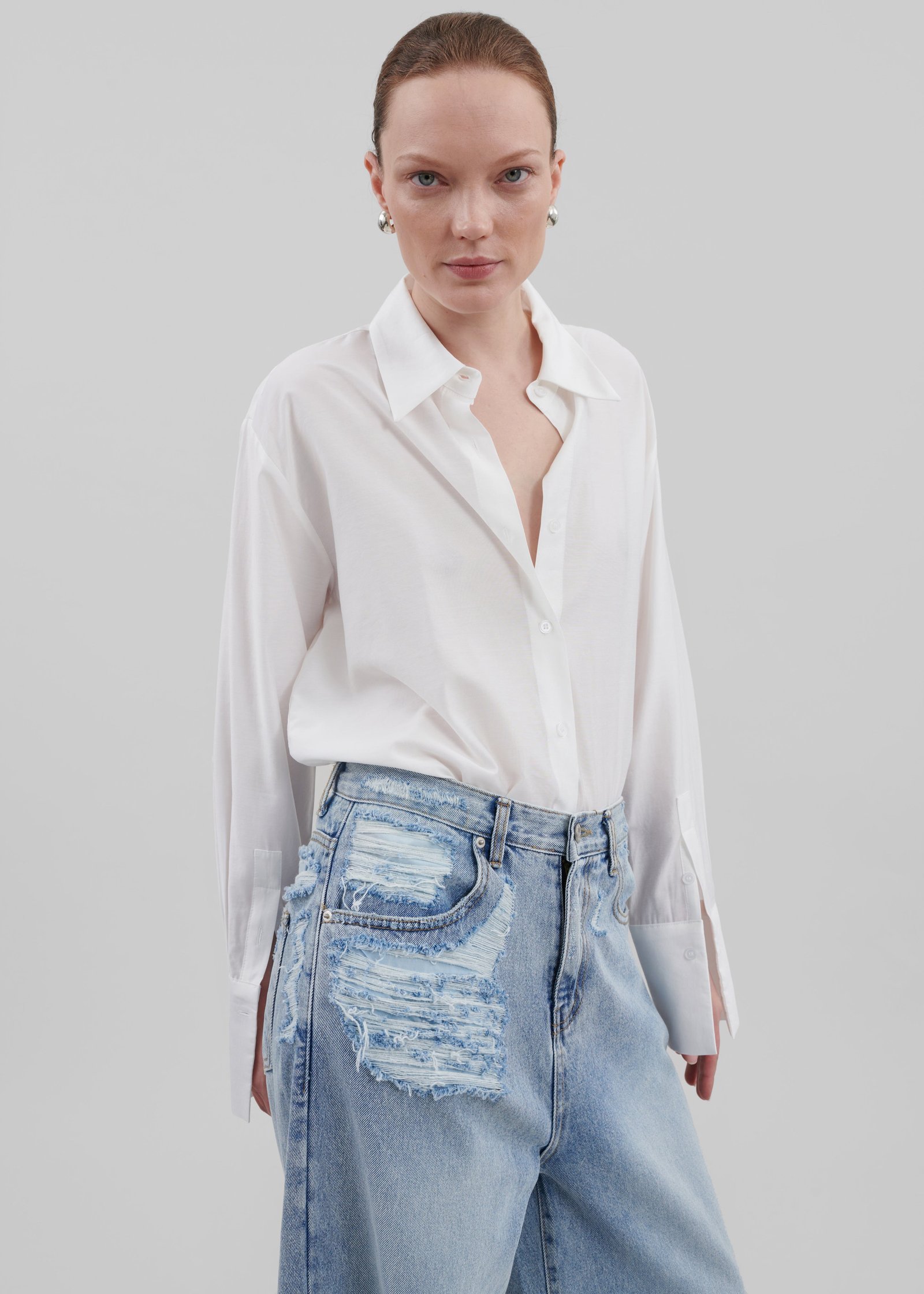 Ripped Jeans - Worn Wash - Image 2