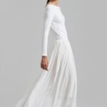 Skirt Maxi Dress - White