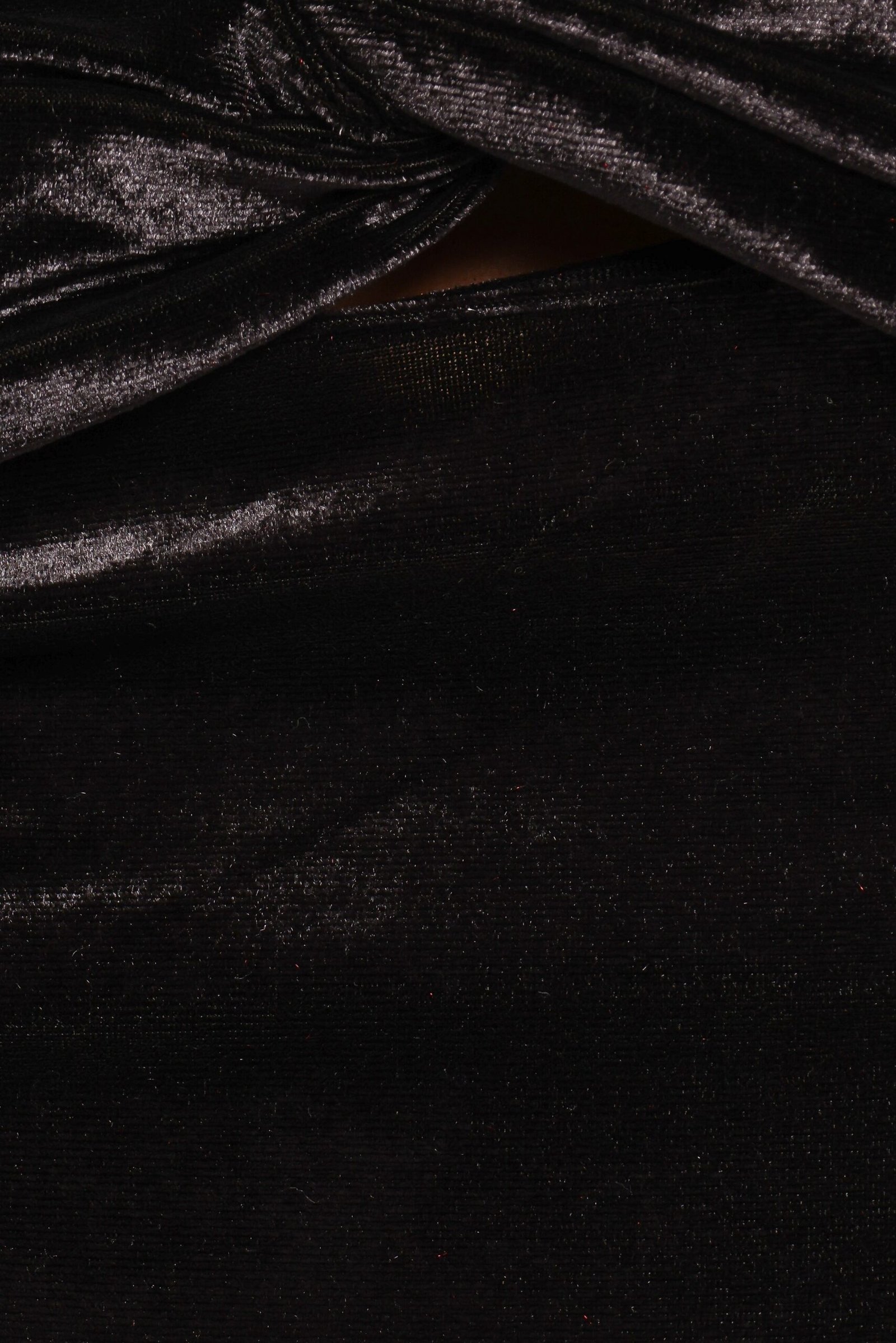 Velvet Maxi Skirt - Black - Image 8