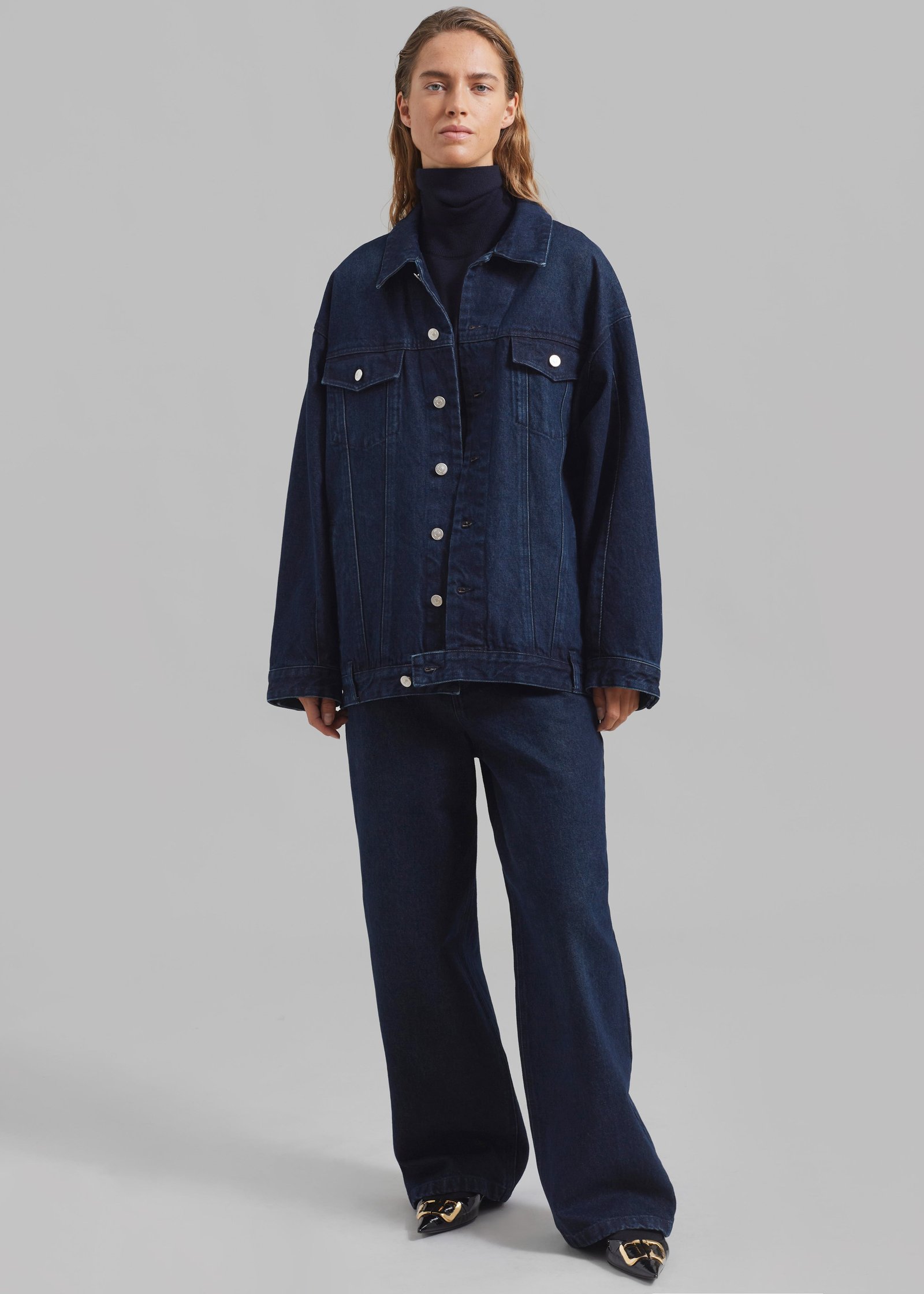 Denim Pants - Dark Wash - Image 7