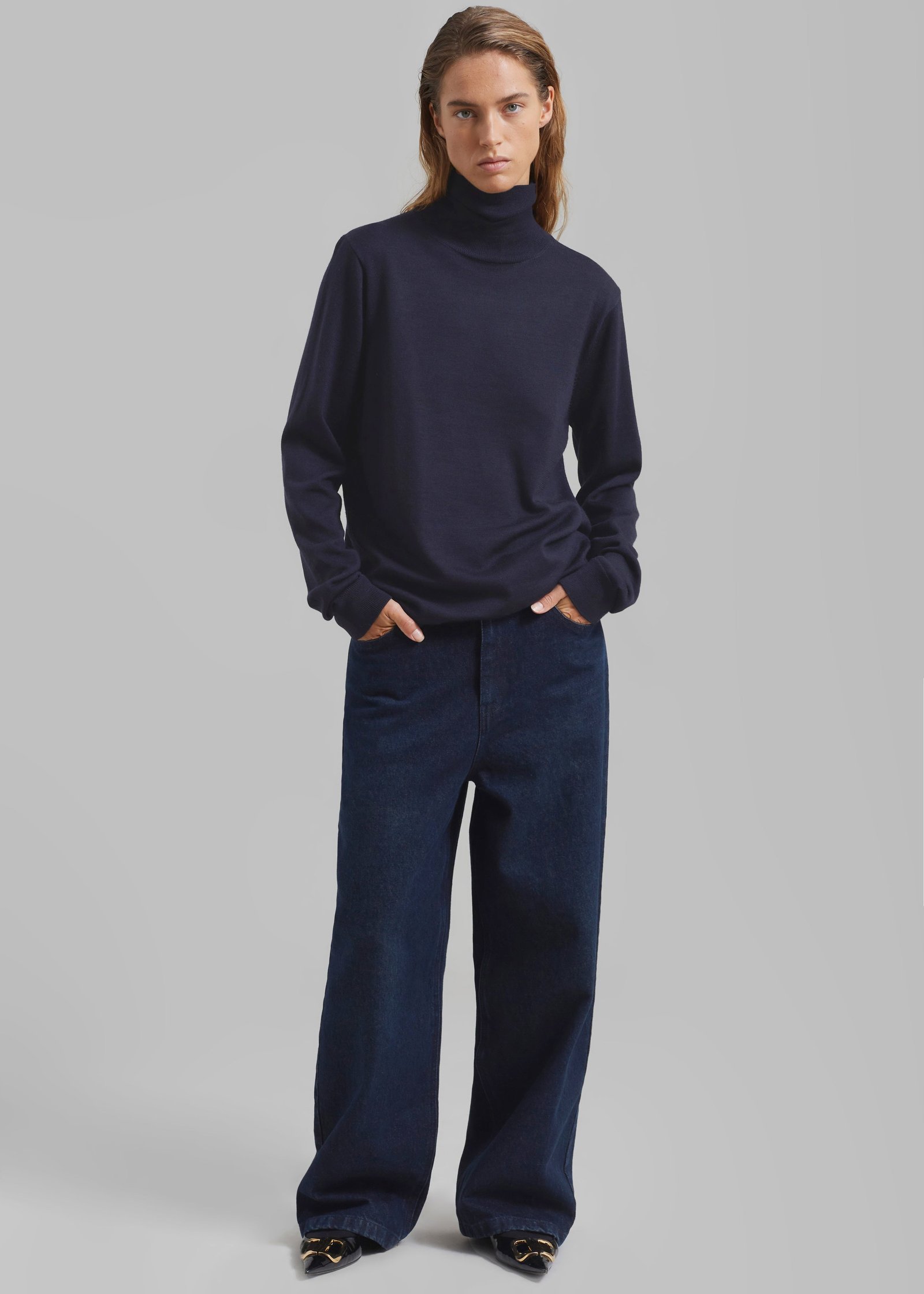 Denim Pants - Dark Wash