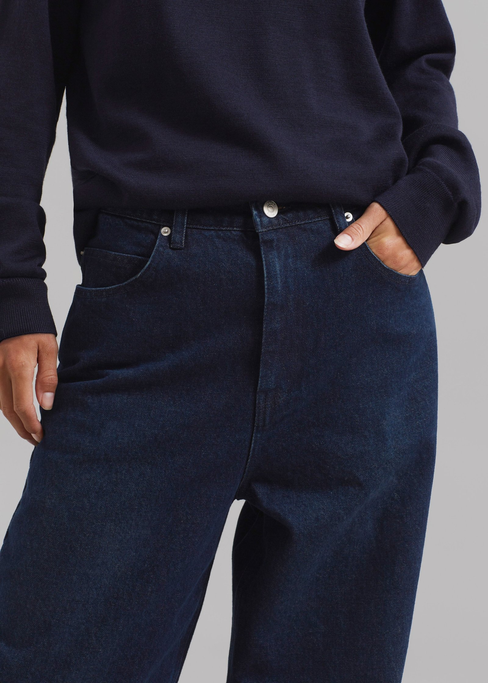 Denim Pants - Dark Wash - Image 3