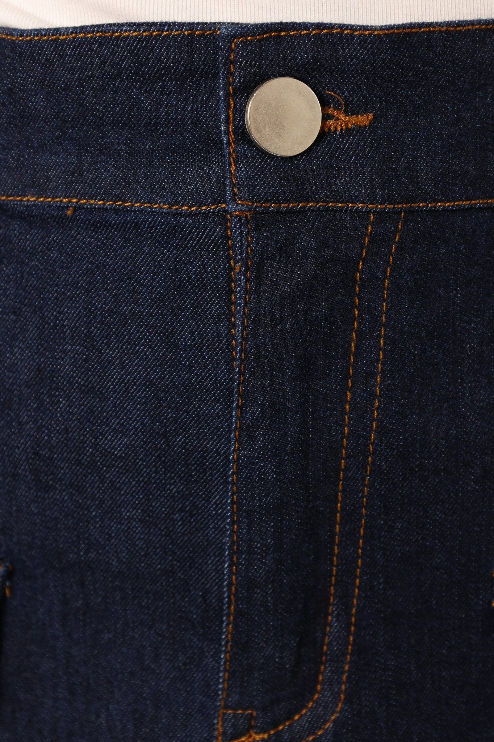 Cargo Mini Skirt - Blue Wash - Image 8