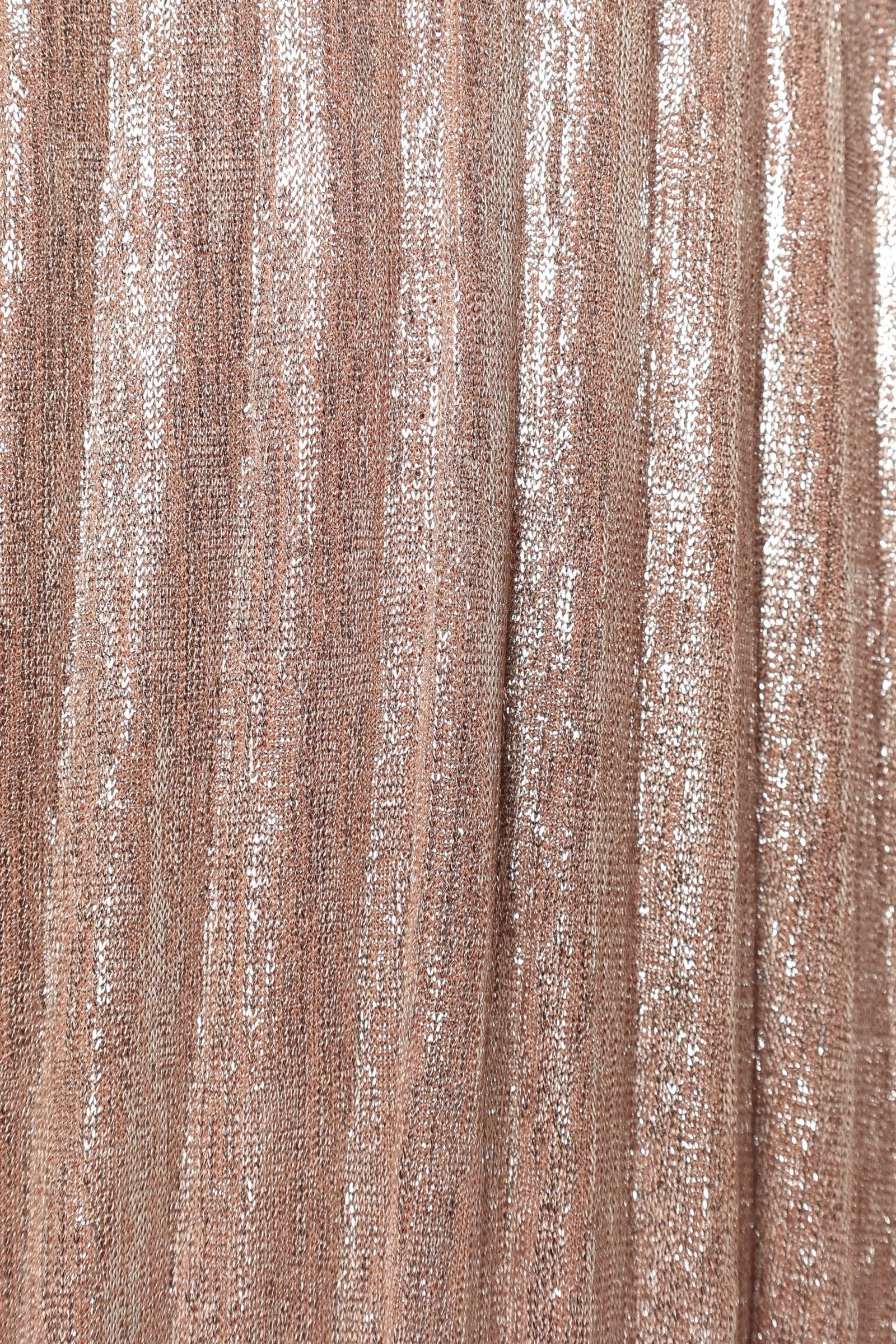 Plisse Midi Skirt - Blush - Image 7