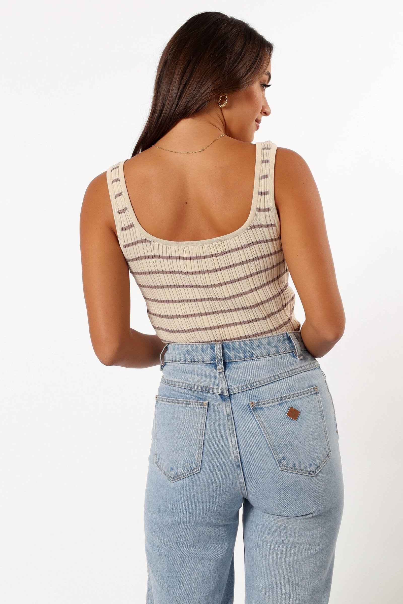 Knit Top - Cream Mocha - Image 6