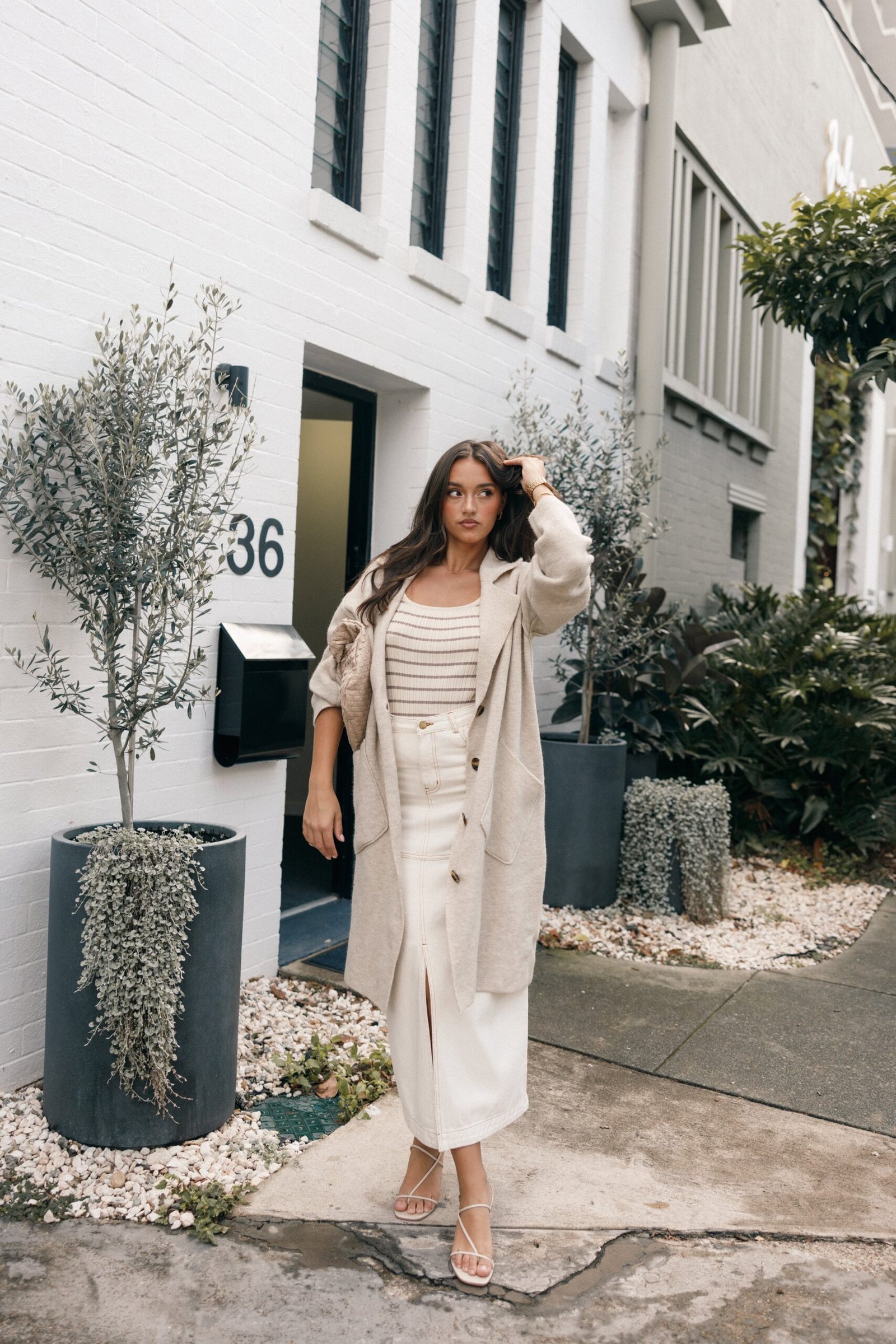 Knit Top - Cream Mocha - Image 2